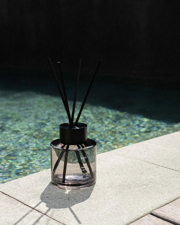 kirri reed diffuser by the pool