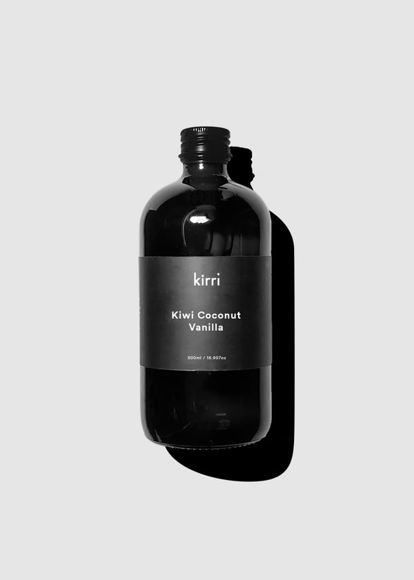 kirri kiwi coconut vanilla traditional refill 500ml bottle