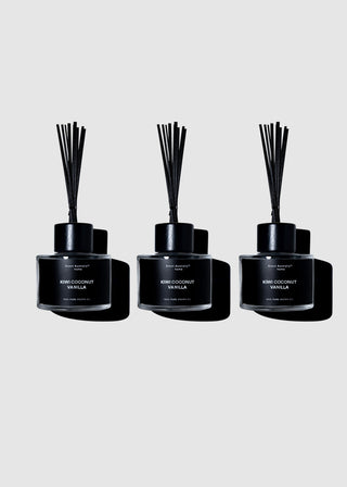 reed diffuser in bathroom