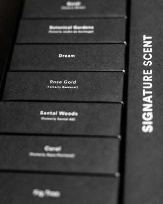 stack of kirri signature scent boxes