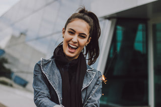 girl smiling