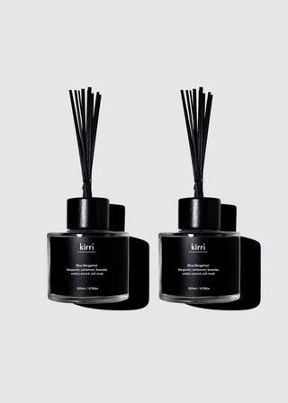 Blue Bergamot Reed Diffuser Duo