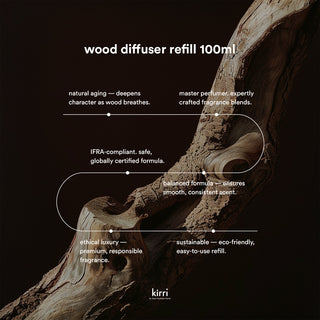 Santal Woods Wood Diffuser Refill (100ml) (Formerly Santal 66)