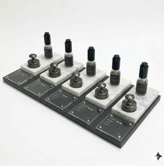 Metal Stamp + Marble + Black Wood x5 Pack
