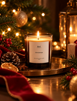 kirri christmas scented soy candle 220g view 3