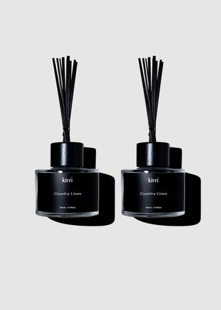 Country Linen Reed Diffuser Duo