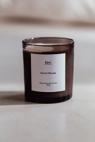 Santal Woods Candle (400g) Trio